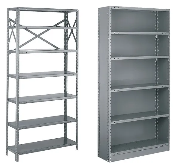 Steel Shelving Open & Closed